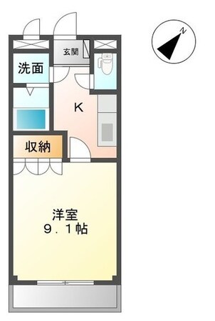 フラワーヒルズ天白　Ｄの物件間取画像